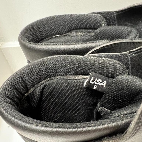 Bilt Black Micro Fiber Leather Slip On Ankle Motorcycle Riding Boots Men Size 9 - Picture 8 of 8